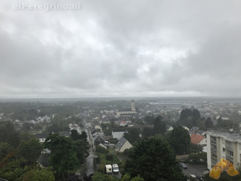 Uitzicht bewolkte dag